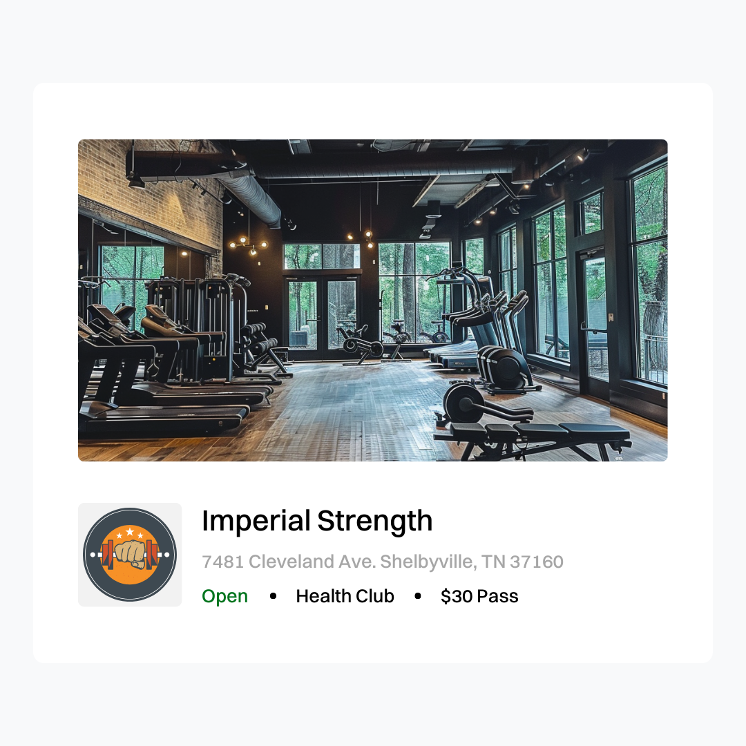 Discover gyms on MoreGyms